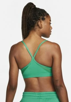 Nike Performance INDY V NECK BRA - Light Support Sports Bra - Evergreen -Nike Performance store a59bee6de7de4de0afd70b04624b3638