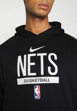 Nike Performance NBA BROOKLYN NETS SPOTLIGHT HOODIE - Hoodie - Black -Nike Performance store a5d553e4d0304784b7d88b622cef49f6