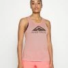 Nike Performance TRAIL TANK - Sports T-shirt - Multicoloured/black