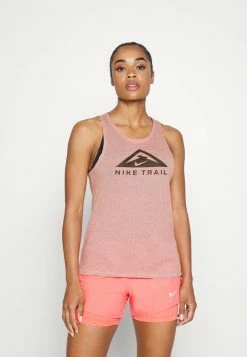 Nike Performance TRAIL TANK - Sports T-shirt - Multicoloured/black