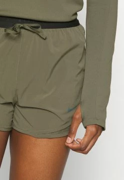 Nike Performance RUN TEMPO SHORT - Sports Shorts - Medium Olive/black -Nike Performance store a68aa9e27a1040b087529b9ea2e43e75