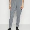 Nike Performance ACADEMY PANT - Tracksuit Bottoms - Smoke Grey/white