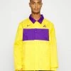 Nike Performance NBA LOS ANGELES LAKERS LIGHTWEIGHT JACKET - Training Jacket - Amarillo/field Purple/white/field Purple