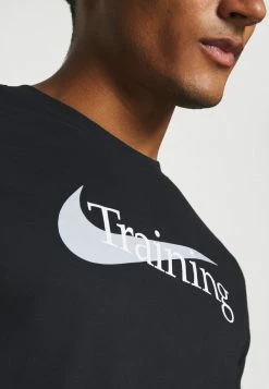 Nike Performance TEE TRAINING - Print T-shirt - Black -Nike Performance store a6f6e81cba4e41d3a8feebe5afa57183