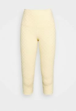 Nike Performance LUXE CAPRI - Leggings - Pale Vanilla/coconut Milk -Nike Performance store a7112419637f4074a7efddca0ee5af4c