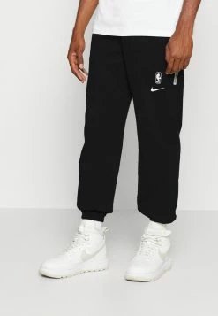 Nike Performance NBA NO TEAM STANDARD ISSUE PANT - Tracksuit Bottoms - Black/pale Ivory