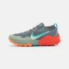 Nike Performance WILDHORSE - Trail Running Shoes - Smoke Grey/mint Foam/dusty Sage/laser Blue/habanero Red/total Orange