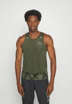Nike Performance RISE TANK - Top - Cargo Khaki