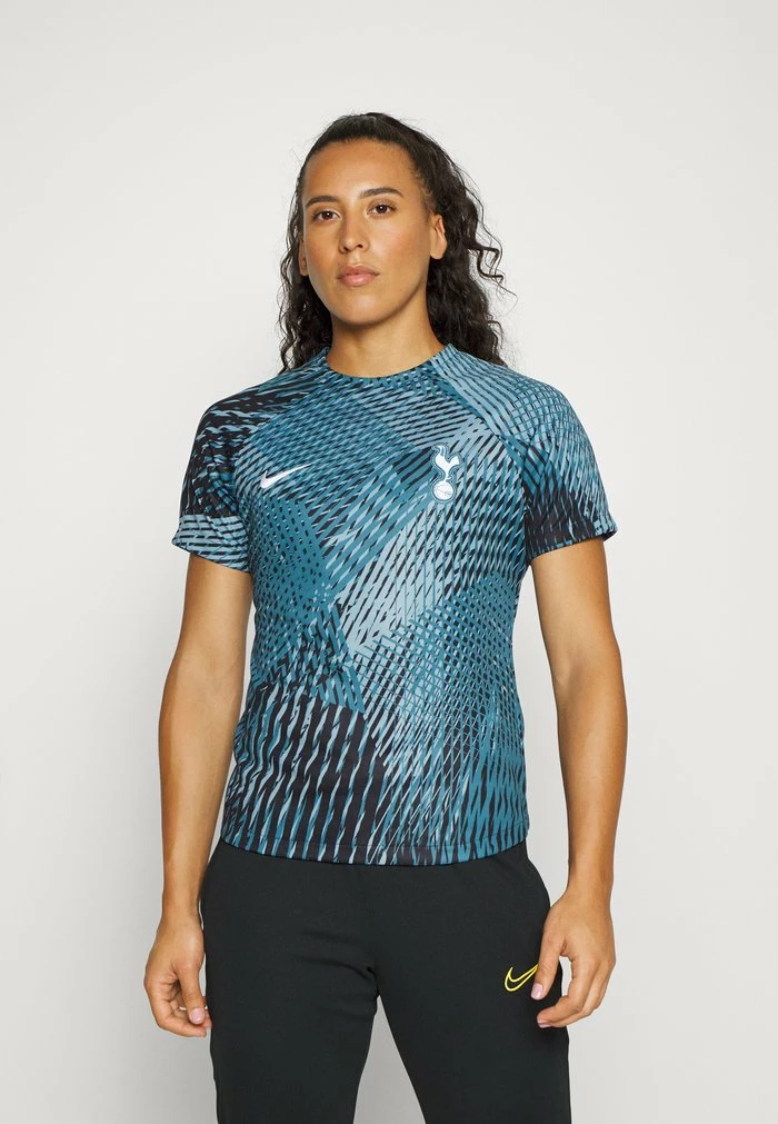 Nike Performance TOTTENHAM HOTSPURS TOP PREMATCH - Football Shirt - Riftblue/worn Blue/black/white 1 Nike Performance TOTTENHAM HOTSPURS TOP PREMATCH - Football Shirt - Riftblue/worn Blue/black/white