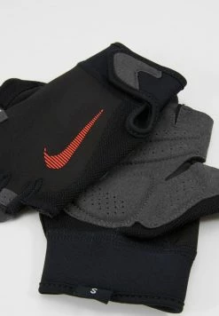 Nike Performance ULTIMATE FITNESS GLOVES - Gloves - Black/light Crimson -Nike Performance store a7f3c51457b74f28b716e7edc2187e6b