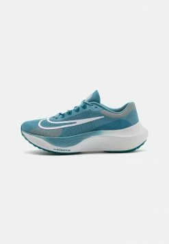 Nike Performance ZOOM FLY 5 - Neutral Running Shoes - Cerulean/white/bright Spruce/peach Cream