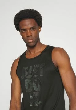 Nike Performance TANK CAMO - Top - Black -Nike Performance store a966425a82cd450fa06a64b036744f55