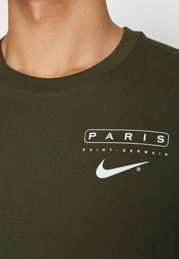 Nike Performance PARIS ST GERMAIN TEE - Club Wear - Cargo Khaki 5 Nike Performance PARIS ST GERMAIN TEE - Club Wear - Cargo Khaki - Image 5