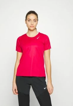 Nike Performance RACE - Sports T-shirt - Mystic Hibiscus/reflective Silver