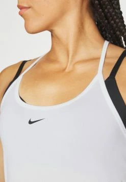 Nike Performance ONE TANK - Top - White/black -Nike Performance store a9b02ab9b09241e490268c3ebc5491a5