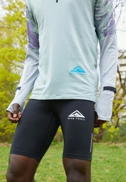 Nike Performance TRAIL HALF - Leggings - Black/dark Smoke Grey 10 Nike Performance TRAIL HALF - Leggings - Black/dark Smoke Grey -Nike Performance store a9c4e04504a345c087b0da1b5c022858