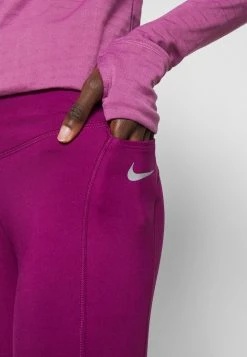 Nike Performance EPIC FAST - Leggings - Sangria/silver -Nike Performance store aa5f28e3f0e649c894d66e47729db748