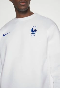 Nike Performance FRANCE CLUB CREW - National Team Wear - White/game Royal -Nike Performance store ab87d30c0b634645bf9689baea47f26b