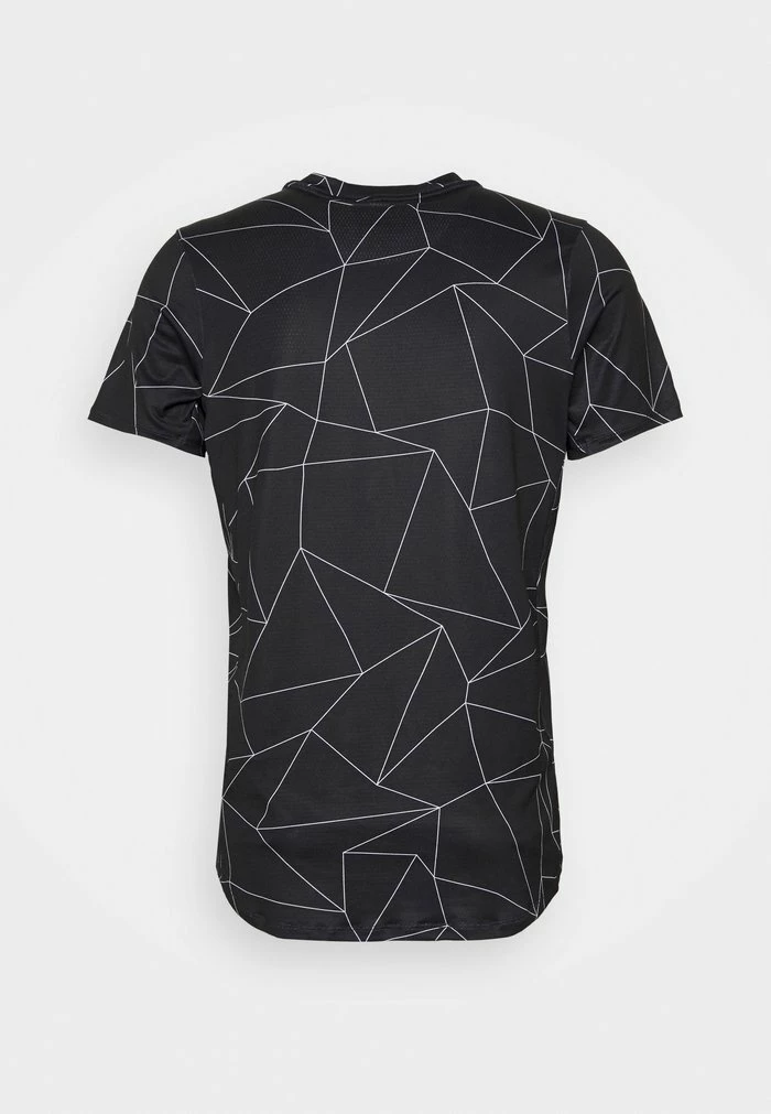 Nike Performance ADVANTAGE - Sports T-shirt - Black/white 2 Nike Performance ADVANTAGE - Sports T-shirt - Black/white - Image 2