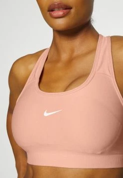 Nike Performance SEAMLESS BRA - Medium Support Sports Bra - Light Madder Root White -Nike Performance store ab9f7bca418b4e5189ea0ad2f801910d