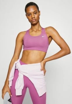 Nike Performance BRA - Medium Support Sports Bra - Light Bordeaux/white -Nike Performance store abb018de532645eeb7cb5ff07e0d4c7d