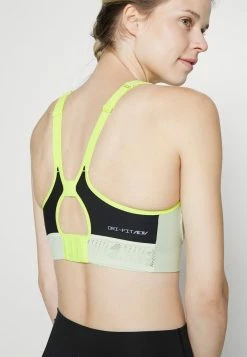 Nike Performance ALPHA BRA - High Support Sports Bra - Olive Aura/atomic Green -Nike Performance store abde376be1734d17a71f92cc2e5803de