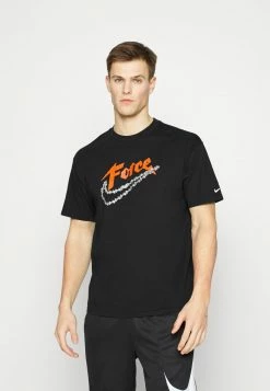 Nike Performance FORCE TEE - Print T-shirt - Black