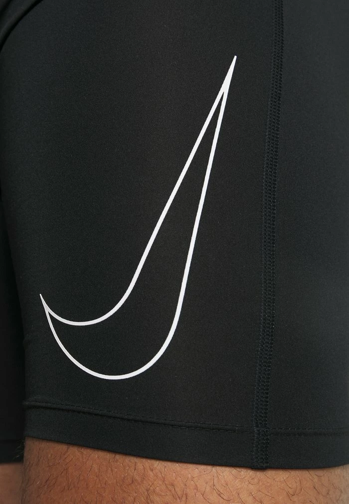 Nike Performance SHORT LONG - Pants - Black/white 4 Nike Performance SHORT LONG - Pants - Black/white - Image 4