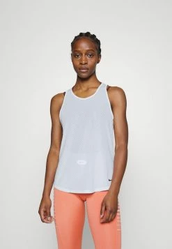 Nike Performance ONE BREATHE TANK - Top - White/black