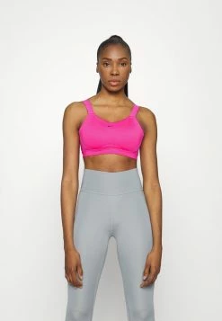 Nike Performance ALPHA - High Support Sports Bra - Active Pink/mystic Hibiscus/black