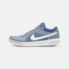 Nike Performance COURT ZOOM LITE 3 CLAY - Clay Court Tennis Shoes - Ashen Slate/white/mystic Navy