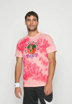 Nike Performance TEE BBALL - Print T-shirt - Bleached Coral