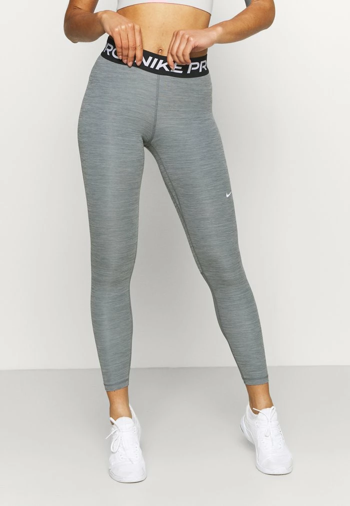 Nike Performance 365 - Leggings - Smoke Grey Heather/black/white 1 Nike Performance 365 - Leggings - Smoke Grey Heather/black/white