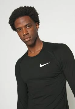 Nike Performance WARM CREW - Long Sleeved Top - Black/white -Nike Performance store ae8bff5b5dfb4a5ca0bffc7a679e9962