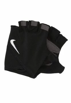 Nike Performance WOMEN'S GYM ESSENTIAL FITNESS GLOVES - Fingerless Gloves - Black/white
