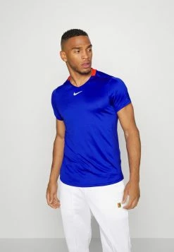 Nike Performance ADVANTAGE - Sports T-shirt - Lapis/bright Crimson/white