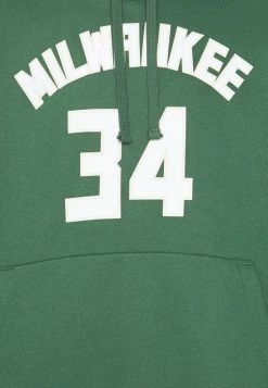 Nike Performance NBA GIANNIS ANTETOKOUNMPO MILWAUKEE BUCKS NAME & NUMBER HOODIE - Hoodie - Fir -Nike Performance store afe5d550b3ee4808a94a76cf3eb3e2ac