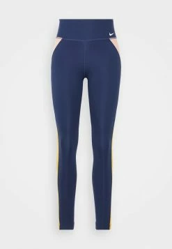 Nike Performance ONE - Leggings - Midnight Navy/light Curry -Nike Performance store b03979d12dfe47b9aaa60018190e1ef2
