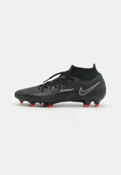 Nike Performance PHANTOM GT2 PRO DYNAMIC FIT FG - Moulded Stud Football Boots - Black/dark Smoke Grey/summit White