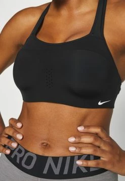 Nike Performance ALPHA BRA - High Support Sports Bra - Black/white -Nike Performance store b07ec84d5a9d42fda2a4b6b21b6c00f7