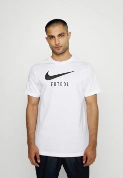 Nike Performance TEE - Print T-shirt - White/black