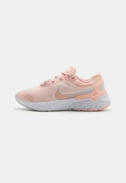 Nike Performance RENEW RUN 3 - Neutral Running Shoes - Echo Pink/white/arctic Orange/iris Whisper