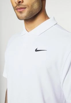 Nike Performance SOLID - Polo Shirt - White/black -Nike Performance store b0e23dcf22074f78ad9250ccf252f2c0