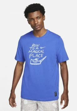 Nike Performance DRY TEE MAGIC PLACE - Print T-shirt - Game Royal