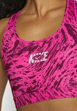 Nike Performance BRA - Medium Support Sports Bra - Pinksicle/burgundy Crush/metallic Silver -Nike Performance store b13db4422baf4378a032469bca7ab8a1