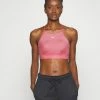 Nike Performance INDY SHINE BRA - Medium Support Sports Bra - Desert Berry