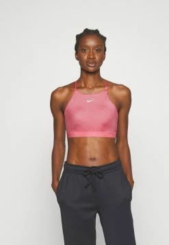 Nike Performance INDY SHINE BRA - Medium Support Sports Bra - Desert Berry
