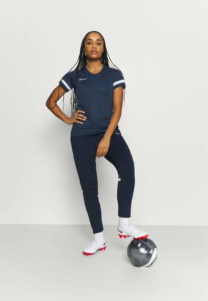Nike Performance ACADEMY - Sports T-shirt - Obsidian/white 2 Nike Performance ACADEMY - Sports T-shirt - Obsidian/white - Image 2