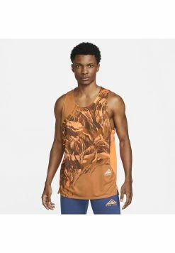 Nike Performance TRAIL RISE TANK - Top - Orange Trance Coconut Milk
