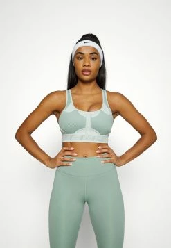 Nike Performance BRA - Medium Support Sports Bra - Grey Haze